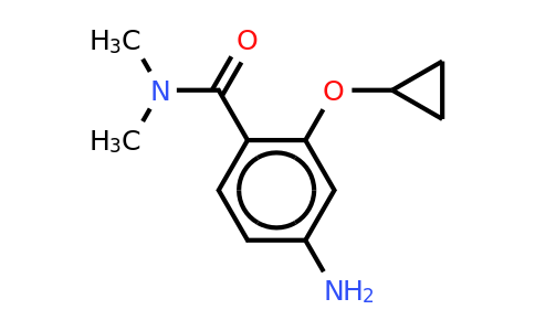CAS 1243311-70-7 | 4-Amino-2-cyclopropoxy-N,n-dimethylbenzamide