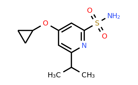 CAS 1243311-71-8 | 4-Cyclopropoxy-6-isopropylpyridine-2-sulfonamide