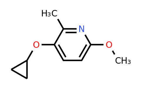 CAS 1243311-73-0 | 3-Cyclopropoxy-6-methoxy-2-methylpyridine