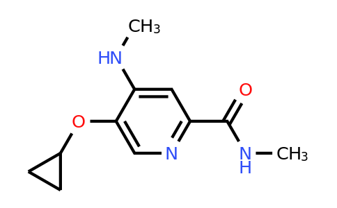 CAS 1243311-77-4 | 5-Cyclopropoxy-N-methyl-4-(methylamino)picolinamide