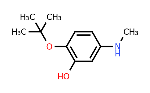 CAS 1243311-78-5 | 2-(Tert-butoxy)-5-(methylamino)phenol