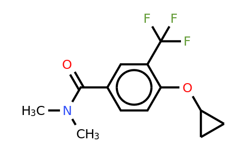 CAS 1243311-83-2 | 4-Cyclopropoxy-N,n-dimethyl-3-(trifluoromethyl)benzamide