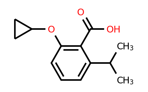 CAS 1243311-90-1 | 2-Cyclopropoxy-6-isopropylbenzoic acid