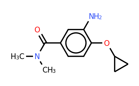 CAS 1243311-97-8 | 3-Amino-4-cyclopropoxy-N,n-dimethylbenzamide