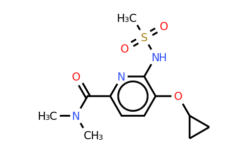 CAS 1243311-99-0 | 5-Cyclopropoxy-N,n-dimethyl-6-(methylsulfonamido)picolinamide