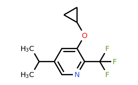 CAS 1243312-01-7 | 3-Cyclopropoxy-5-isopropyl-2-(trifluoromethyl)pyridine