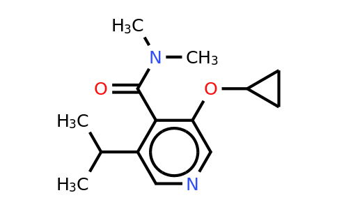 CAS 1243312-03-9 | 3-Cyclopropoxy-5-isopropyl-N,n-dimethylisonicotinamide