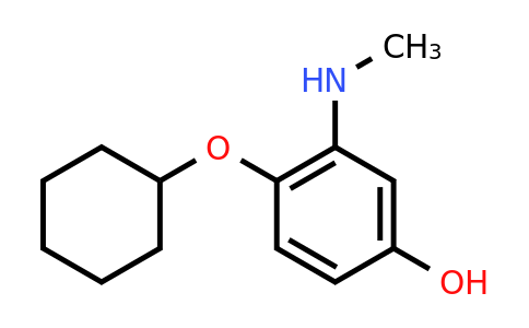 CAS 1243312-05-1 | 4-(Cyclohexyloxy)-3-(methylamino)phenol