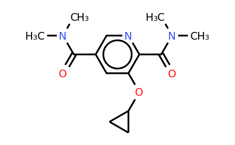 CAS 1243312-06-2 | 3-Cyclopropoxy-N2,N2,N5,N5-tetramethylpyridine-2,5-dicarboxamide
