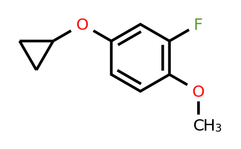 CAS 1243312-24-4 | 4-Cyclopropoxy-2-fluoro-1-methoxybenzene