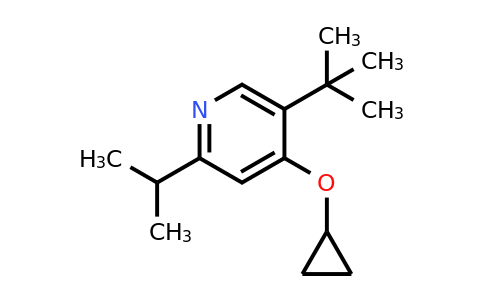 CAS 1243312-28-8 | 5-Tert-butyl-4-cyclopropoxy-2-isopropylpyridine