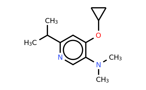 CAS 1243312-33-5 | 4-Cyclopropoxy-6-isopropyl-N,n-dimethylpyridin-3-amine
