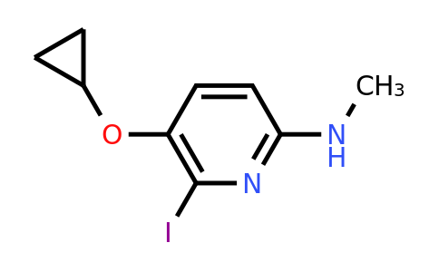 CAS 1243312-38-0 | 5-Cyclopropoxy-6-iodo-N-methylpyridin-2-amine