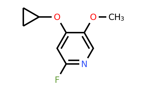 CAS 1243312-41-5 | 4-Cyclopropoxy-2-fluoro-5-methoxypyridine
