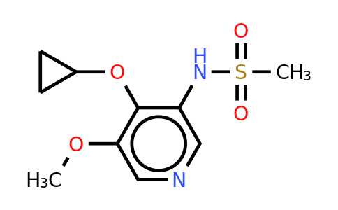 CAS 1243312-46-0 | N-(4-cyclopropoxy-5-methoxypyridin-3-YL)methanesulfonamide