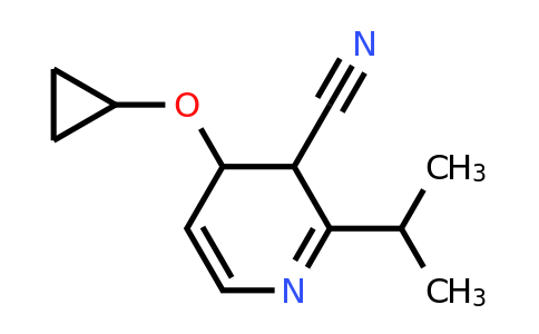 CAS 1243312-47-1 | 4-Cyclopropoxy-2-isopropyl-3,4-dihydropyridine-3-carbonitrile