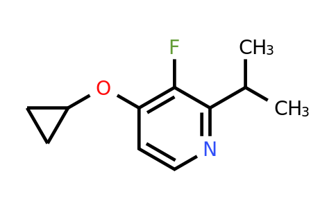 CAS 1243312-48-2 | 4-Cyclopropoxy-3-fluoro-2-(propan-2-YL)pyridine