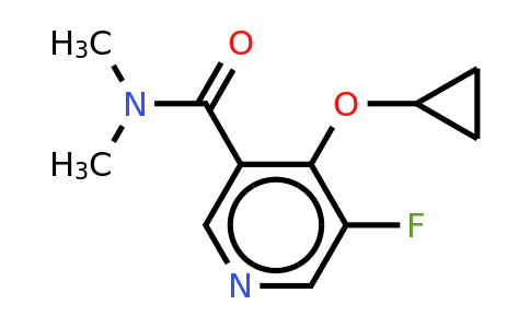 CAS 1243312-49-3 | 4-Cyclopropoxy-5-fluoro-N,n-dimethylnicotinamide