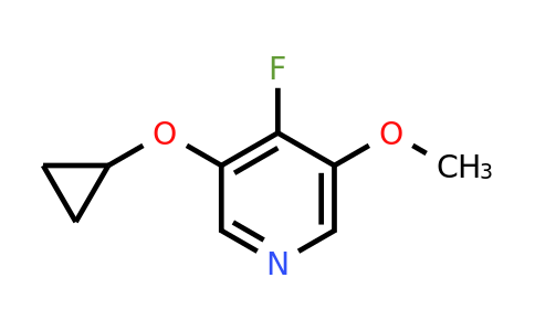 CAS 1243312-52-8 | 3-Cyclopropoxy-4-fluoro-5-methoxypyridine