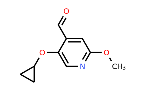 CAS 1243312-57-3 | 5-Cyclopropoxy-2-methoxyisonicotinaldehyde