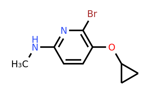 CAS 1243312-59-5 | 6-Bromo-5-cyclopropoxy-N-methylpyridin-2-amine