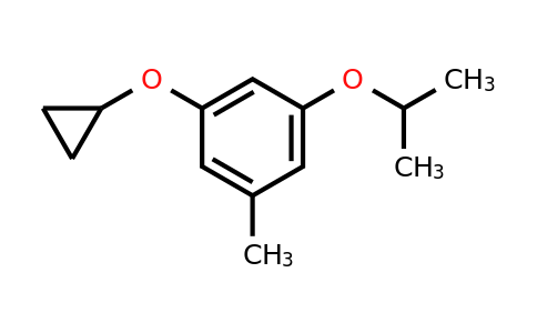 CAS 1243312-62-0 | 1-Cyclopropoxy-3-isopropoxy-5-methylbenzene