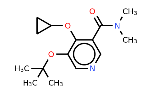 CAS 1243312-66-4 | 5-Tert-butoxy-4-cyclopropoxy-N,n-dimethylnicotinamide