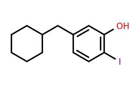 CAS 1243312-69-7 | 5-(Cyclohexylmethyl)-2-iodophenol