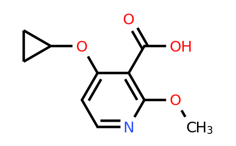 CAS 1243312-71-1 | 4-Cyclopropoxy-2-methoxynicotinic acid