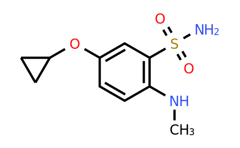 CAS 1243312-72-2 | 5-Cyclopropoxy-2-(methylamino)benzenesulfonamide