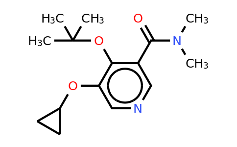 CAS 1243312-77-7 | 4-Tert-butoxy-5-cyclopropoxy-N,n-dimethylnicotinamide