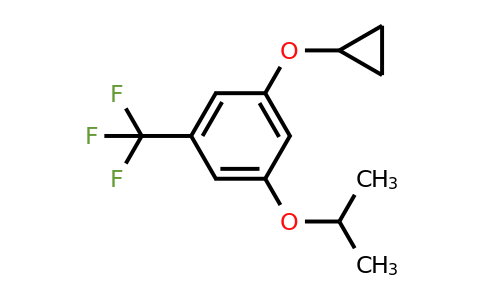 CAS 1243312-82-4 | 1-Cyclopropoxy-3-isopropoxy-5-(trifluoromethyl)benzene