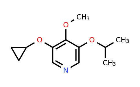 CAS 1243312-83-5 | 3-Cyclopropoxy-5-isopropoxy-4-methoxypyridine
