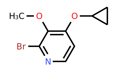 CAS 1243312-88-0 | 2-Bromo-4-cyclopropoxy-3-methoxypyridine