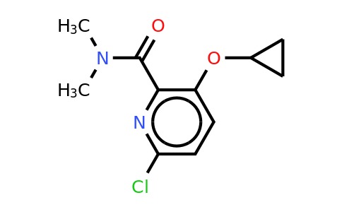 CAS 1243312-90-4 | 6-Chloro-3-cyclopropoxy-N,n-dimethylpicolinamide