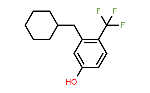 CAS 1243312-98-2 | 3-(Cyclohexylmethyl)-4-(trifluoromethyl)phenol
