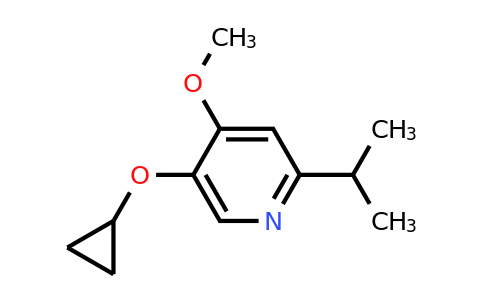 CAS 1243313-01-0 | 5-Cyclopropoxy-2-isopropyl-4-methoxypyridine