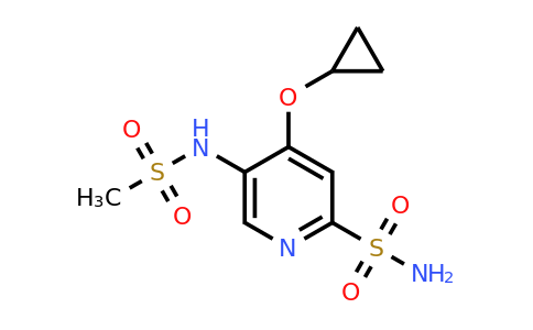 CAS 1243313-02-1 | 4-Cyclopropoxy-5-(methylsulfonamido)pyridine-2-sulfonamide