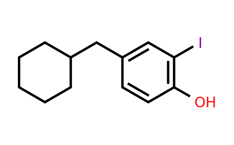 CAS 1243313-04-3 | 4-(Cyclohexylmethyl)-2-iodophenol