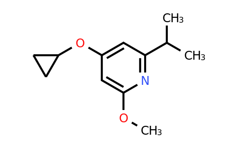 CAS 1243313-05-4 | 4-Cyclopropoxy-2-isopropyl-6-methoxypyridine