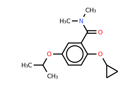 CAS 1243313-10-1 | 2-Cyclopropoxy-5-isopropoxy-N,n-dimethylbenzamide