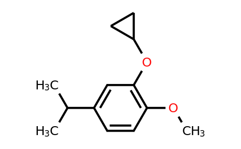 CAS 1243313-14-5 | 2-Cyclopropoxy-4-isopropyl-1-methoxybenzene