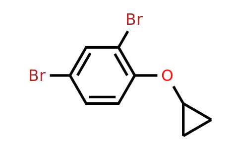 CAS 1243313-15-6 | 2,4-Dibromo-1-cyclopropoxybenzene