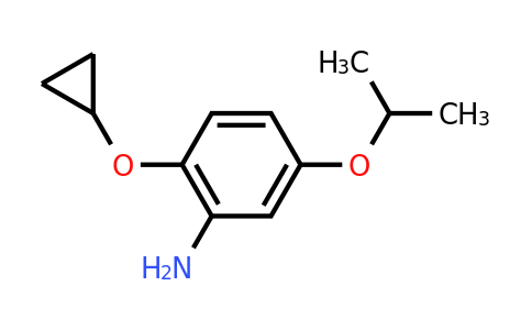 CAS 1243313-16-7 | 2-Cyclopropoxy-5-isopropoxyaniline