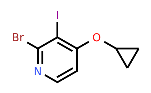 CAS 1243313-17-8 | 2-Bromo-4-cyclopropoxy-3-iodopyridine