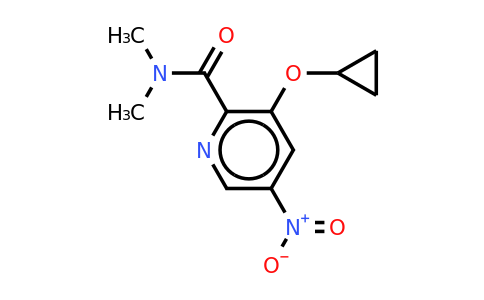 CAS 1243313-20-3 | 3-Cyclopropoxy-N,n-dimethyl-5-nitropicolinamide