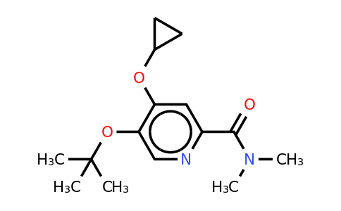 CAS 1243313-22-5 | 5-Tert-butoxy-4-cyclopropoxy-N,n-dimethylpicolinamide