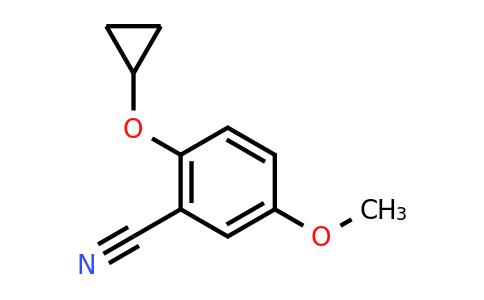CAS 1243313-24-7 | 2-Cyclopropoxy-5-methoxybenzonitrile
