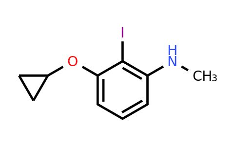CAS 1243313-25-8 | 3-Cyclopropoxy-2-iodo-N-methylaniline
