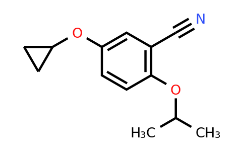 CAS 1243313-26-9 | 5-Cyclopropoxy-2-(propan-2-yloxy)benzonitrile